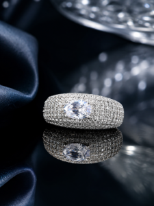 Aurelia Oval Solitaire Statement Ring