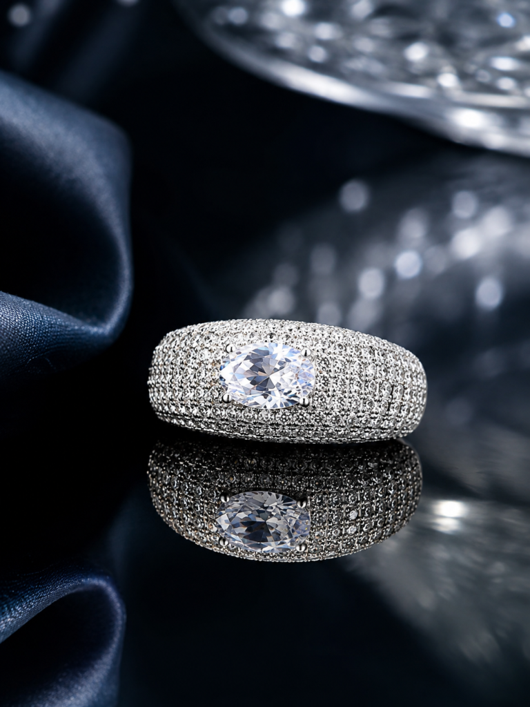 Aurelia Oval Solitaire Statement Ring