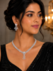 Crystal Charm – Elegant AD Necklace Set