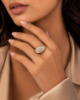 Evil Eye Aura Statement Ring