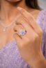 Lilac Reverie Halo Ring
