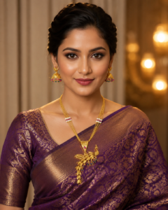 Mayurika Royal Peacock Jhumka Necklace Set